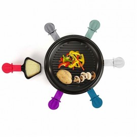 Appareil a Raclette 6 personnes Livoo 800 Watt - Noir (DOC207) Appareil a Raclette 6 personnes Livoo 800 Watt - Noir (DOC207)