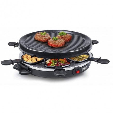 Appareil à raclette Gril Party 6 Princess 800 Watt - Noir (162725)