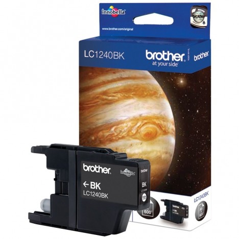 Cartouche Jet d'encre Originale Brother LC1240BK pour Brother DCP-J525W , MFC-J6910DW - Noir (600 Pages)