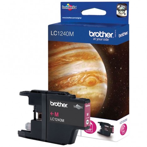 Cartouche Jet d'encre Originale Brother LC1240M pour Brother DCP-J525W , MFC-J6910DW - Magenta (600 Pages)