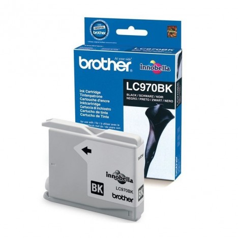 Cartouche Jet d'encre Originale Brother LC970BK pour Brother DCP 135C , MFC 235C - Noir (350 Pages)