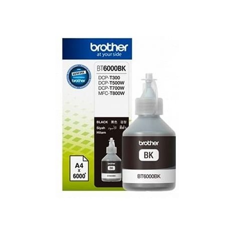 Cartouche Jet d'encre Originale Brother BT6000BK pour Brother DCP-T300 - Noir (6000 Pages)