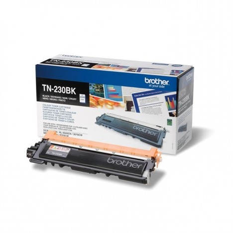 Toner Original Brother LaserJet TN230BK pour Brother HL3040CN , MFC9120CN - Noir (2200 Pages)