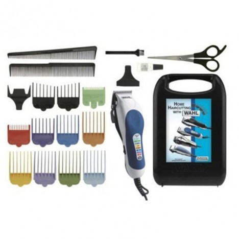 Tondeuse à cheveux Wahl Color Pro 200 - Blanc et Bleu (79300-1616) Tondeuse à cheveux Wahl Color Pro 200 - Blanc et Bleu (79300-1616)