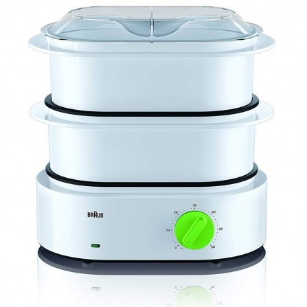 Cuiseur à vapeur BRAUN 850 Watt - 6.2L - Blanc (FS3000)