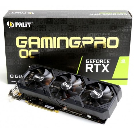 Carte Graphique Palit RTX 2080 Super GAMING PRO 8GB Fans GDDR6 (PALIT-RTX-2080-8G)