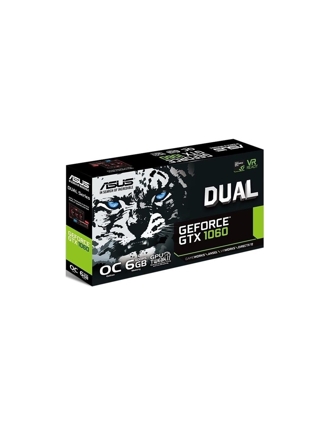 Carte Graphique Asus Dual Nvidia GeForce GTX 1060 6 Go DDR5/OC (90YV09X0-M0NA00) image 0