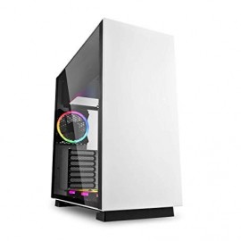 Boitier Gamer SHARKOON PURE STEEL WHITE RGB