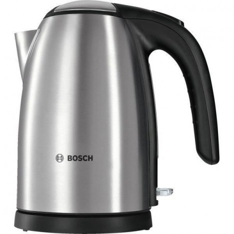 Bouilloire sans fil BOSCH 2200 Watt - 1.7L - Inox (TWK7801)