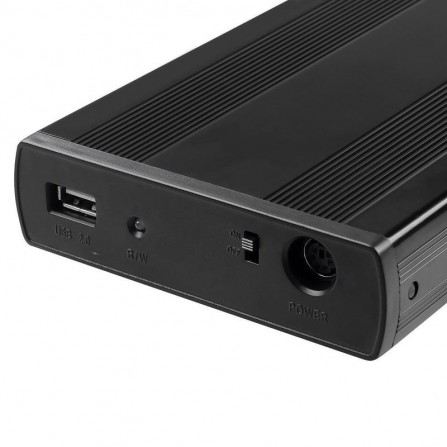 Boitier Externe pour disque dur 3.5" HDD - Noir (RB-4330) 2