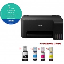 Imprimante Epson EcoTank L3110 Multifonction à réservoir intégré Couleur - 3en1 Imprimante Epson EcoTank L3110 Multifonction à réservoir intégré Couleur - 3en1