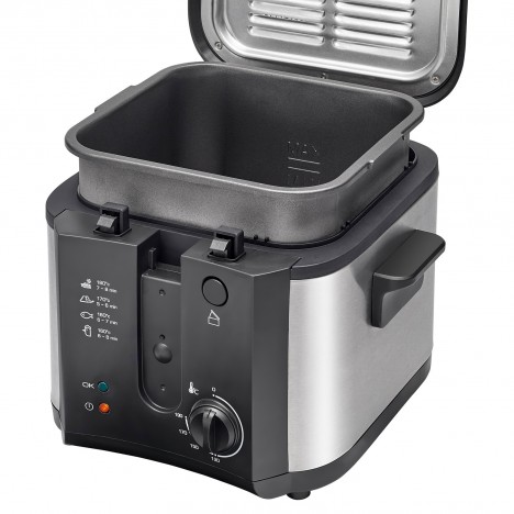 Friteuse Brandt 1600 Watt - 2.5 L - Noir&Inox (FRI30X)