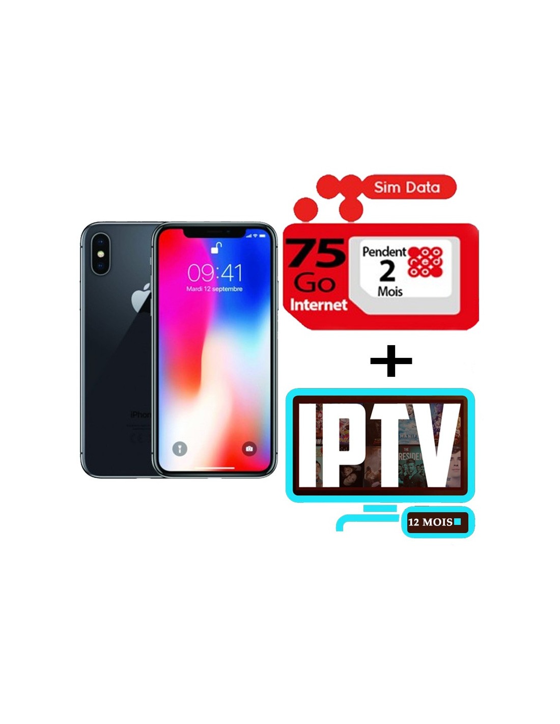 iPhone X 256Go - Space Gray (Noir) image 0
