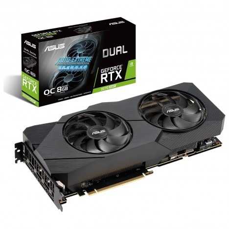 Carte Graphique ASUS RTX 2070 SUPER GDDR6 - EVO OC 8G (DUAL-RTX2070S-O8G-EVO)