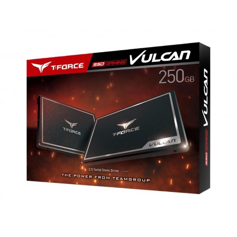 Disque Dur SSD T-FORCE Vulcan 250GB - Noir (T-FORCE-SSD-250GO)