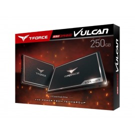Disque Dur SSD T-FORCE Vulcan 250GB - Noir (T-FORCE-SSD-250GO)