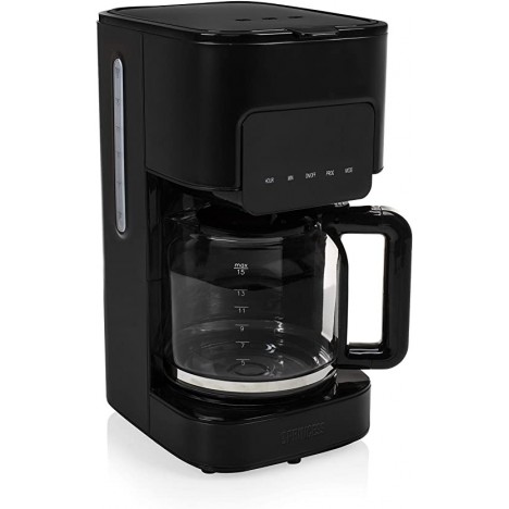 Cafetière Princess Black Steel 900 Watt - 1.5L - Noir (246014 )