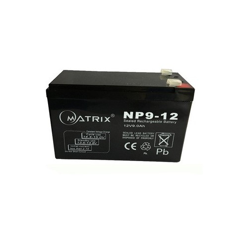Batterie plomb MATRIX pour Onduleur 12V/9Ah (NP9-12)