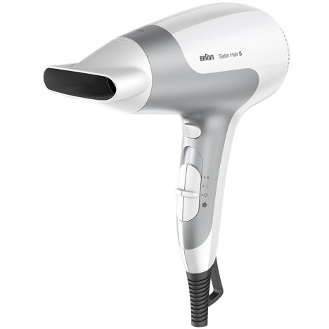 Sèche Cheveux BRAUN HD580 Satin Hair 5 2500W - Blanc (HD580 )