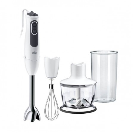 Mixeur plongeant MultiQuick BRAUN 750 Watt - Blanc (MQ3135 Sauce)
