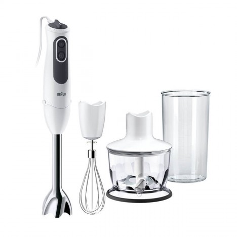 Mixeur plongeant MultiQuick BRAUN 750 Watt - Blanc (MQ3135 Sauce)