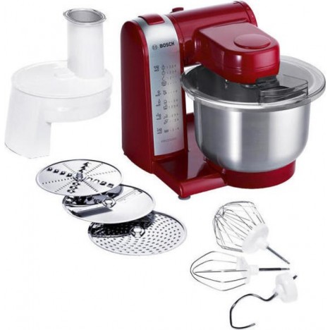 Robot pâtissier Multifunction BOSCH 600 Watt - 3,9L - Rouge (MUM48A1)