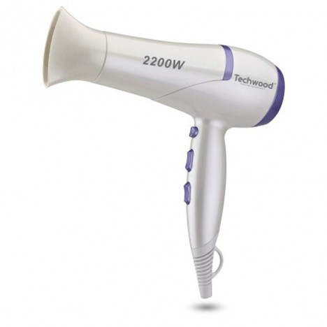 Sèche Cheveux Pro TECHWOOD 2200W - Blanc (TSC-2291)