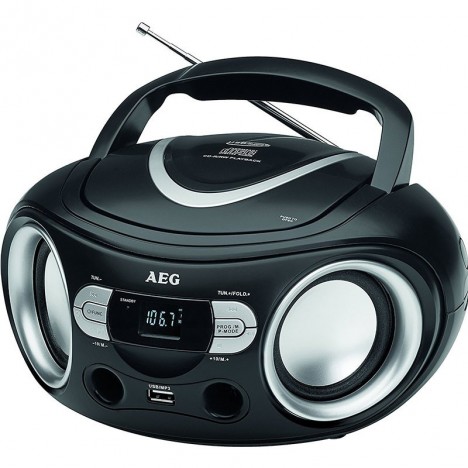Radio Stéreo avec lecteur CD AEG- Noir (SR4374)