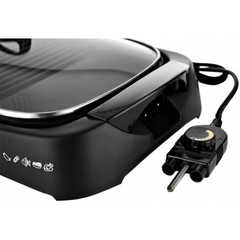 Barbecue électrique Kenwood Health Grill 1700 Watt - Noir (HG230)