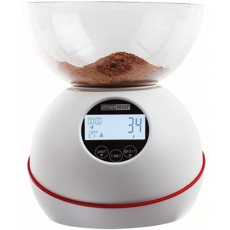 Balance de Cuisine Electronique 5 kg LIVOO - Blanc (MEN361)