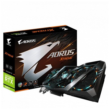 Carte graphique Gigabyte AORUS GV-N208TAORUS X-11GC RTX 2080 TI XTREME 11GO