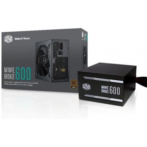 Boite d'alimentation Cooler Master MWE 600W 80+ BRONZE Boite d'alimentation Cooler Master MWE 600W 80+ BRONZE