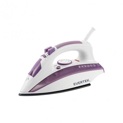 Fer À Repasser EVERTEK Iron Speed EVERTEK 2400 Watt -Violet/Blanc (HFR24028W)