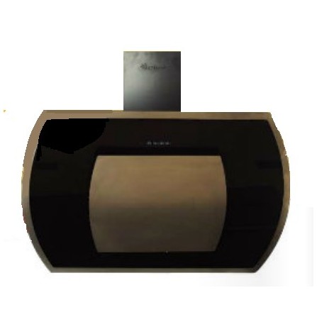 Hotte inclinée MONTBLANC 60 cm- Inox et Noir(HDI60BLX)