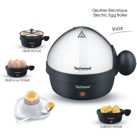 Oeufrier électrique TECHWOOD 350 Watt - Noir (TO-007) 2