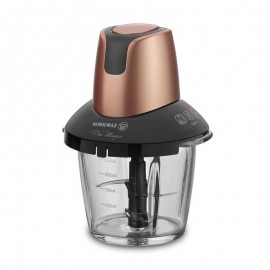 Mini Hachoir KORKMAZ - 1,25 L Bol en Verre - Gold (A460-05) Mini Hachoir KORKMAZ - 1,25 L Bol en Verre - Gold (A460-05)