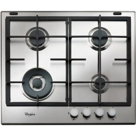 Plaque 4 feux Whirlpool 60cm - Inox (GMA 6422/IX)