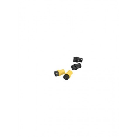Set de brosse ronde -2 noires,2 jaunes- SC1-4 Karcher- (PRKA48023 )