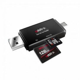 Lecteur de Carte USB ADDLINK 4EN 1 (AD00GBR10B2) Lecteur de Carte USB ADDLINK 4EN 1 (AD00GBR10B2)