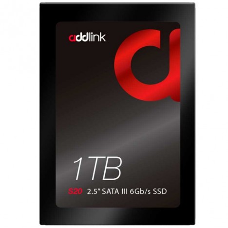 Disque Dur Interne ADDLINK S20 3D NAND 1To SSD 2.5" (AD1TBS20S3S)