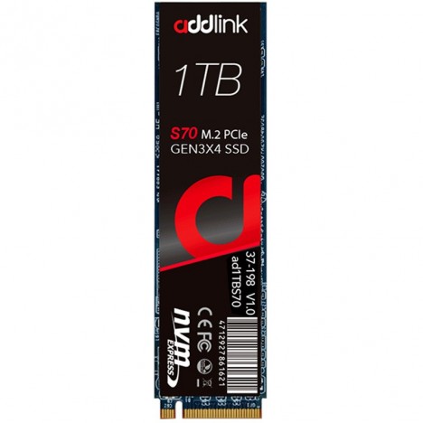 Disque Dur Interne ADDLINK S70 M.2 1To SSD 2.5" (AD1TBS70M2P)