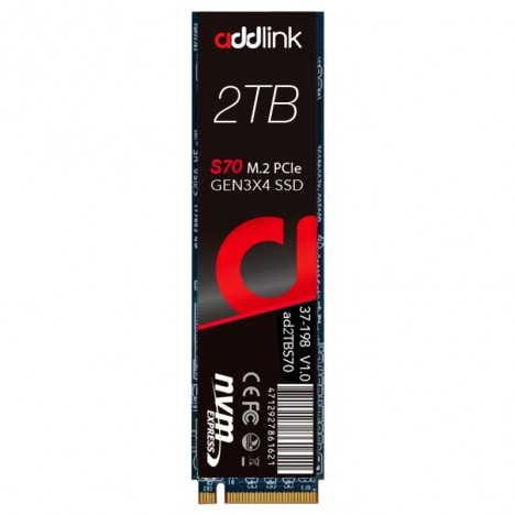 Disque Dur SSD Addlink S70 M.2 2280 - 2 To ( AD2TBS70M2P)
