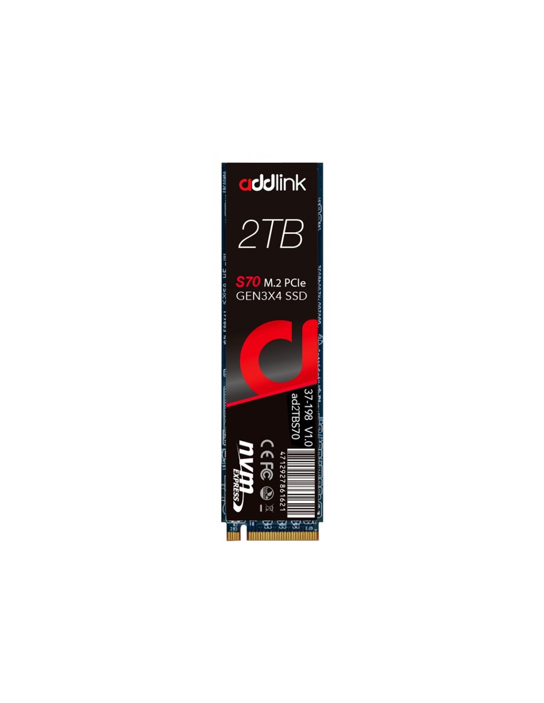 Disque Dur SSD Addlink S70 M.2 2280 - 2 To ( AD2TBS70M2P) prix en Tunisie