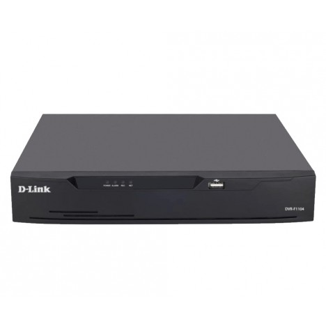 Enregistreur vidéo numérique D-Link hybride (DVR) à 4 canaux - (DVR-F2104-M1)