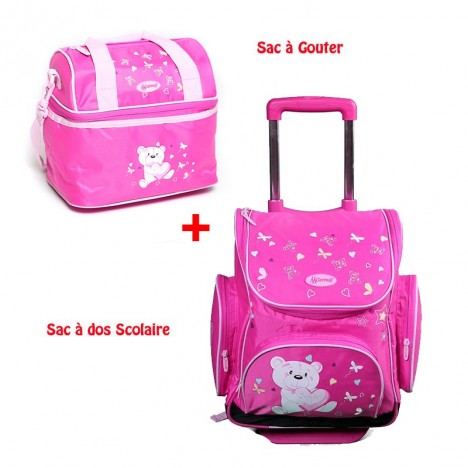 Pack Scolaire Gemus ST108 bear pour fille