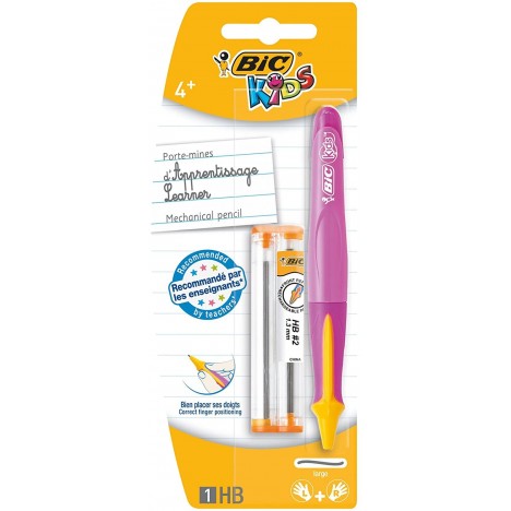 Crayon mécanique apprenant avec recharges 1,3 mm Couleurs assorties Bic Kids Débutants (918460 )