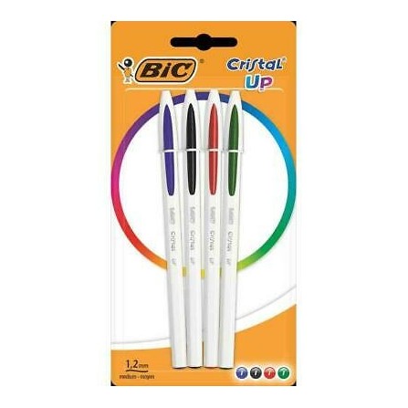 4 Stylos BIC Cristal Up Classic (949871)