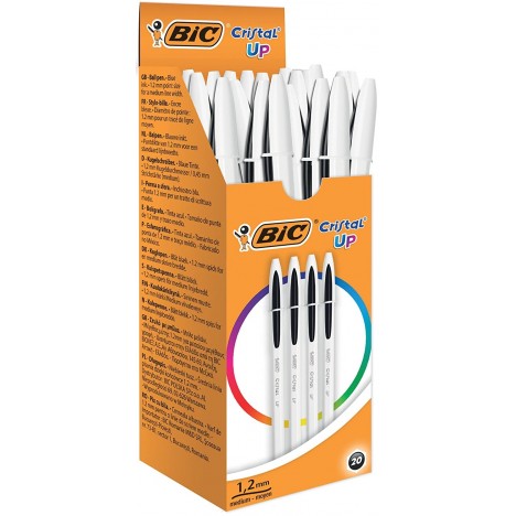 Paquet de 20 Stylo Bille BIC Cristal Up - Noir (949880)