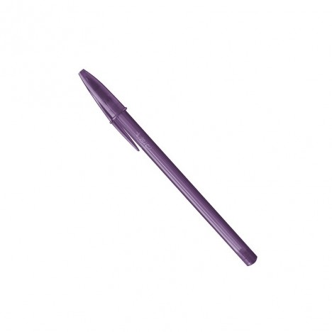 Paquets de 12 Stylos bille BIC cristal Fashion - Violet (951794)