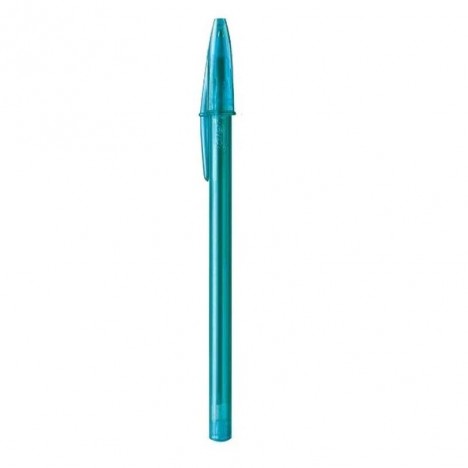 Paquets de 12 Stylos bille BIC Fashion - Turquoise (951793)